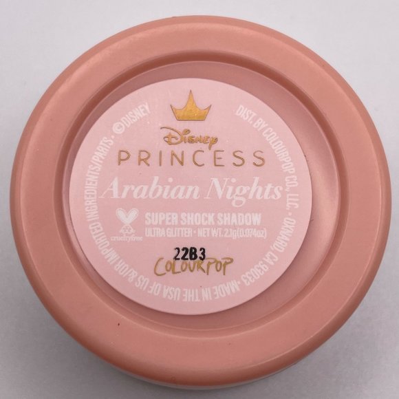 Colourpop Super Shock Disney Heart‎ Of Gold Arabian Night Jasmine Eyeshadow New - Picture 3 of 3